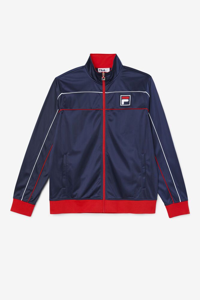 Fila Jacket Mens Navy - Wayan Track - Philippines 4517932-OU